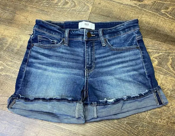 BKE Payton Stretch Cuffed Denim Jean Shorts Women’s 26 Distressed