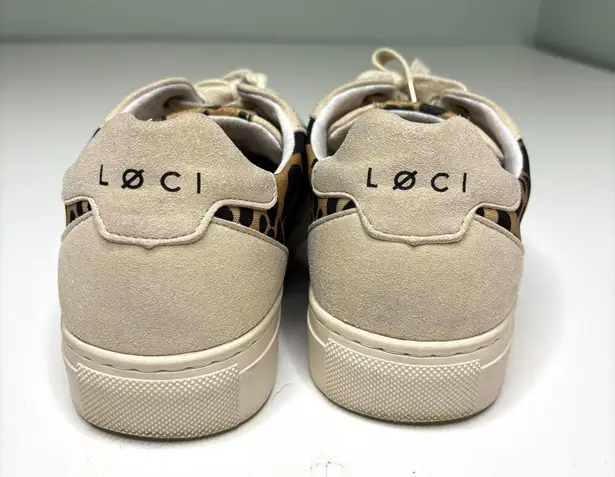 Loci Temperley Seven Cheetah Print Low Suede Sneaker 39 Brown Size 8