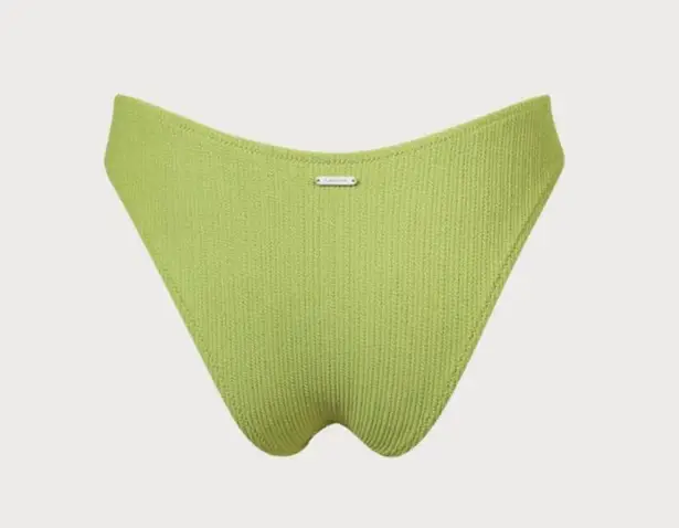 BERLOOK Green Backless Underwire Bikini Top AND Low Waisted Bikini Bottom 20 Size L