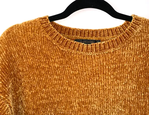 Love Tree Mustard Yellow Chenille Scallop Sweater 20 55 Off Retail From Courtney