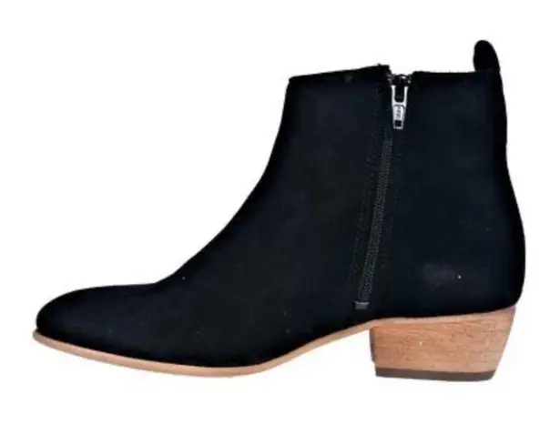 NWT REBELS Bea Black Leather Suede Ankle Booties Boot Black Size 10