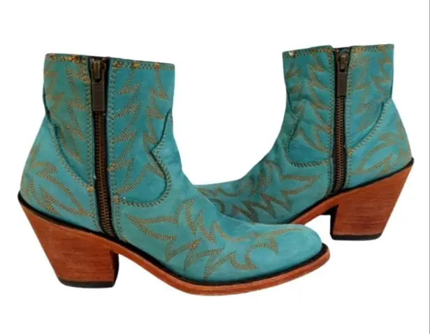 Caborca Silver Liberty Black Katherine Western Boots GUC $240 Size 5.5 S3249