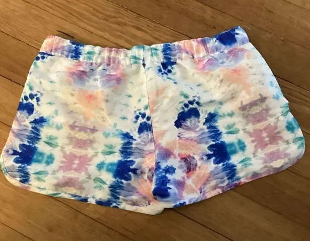 Full Tilt  Plus Size Watercolor Athletic Work Out Gym Shorts Size XXL