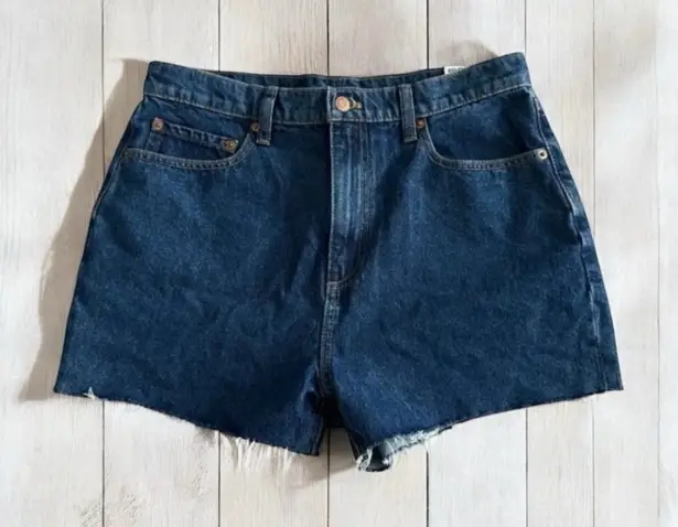 VS PINK High Waist Cutoff Jean Denim Shorts Size 30 NEW with tags Blue