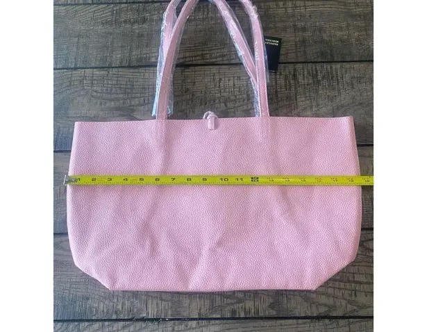 Badgley Mischka new vegan leather pink tote bag