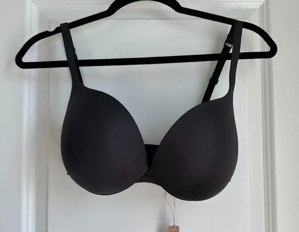 SKIMS Ultimate Collection Teardrop Push-Up Plunge Bra in Onyx - Size 32DDD
