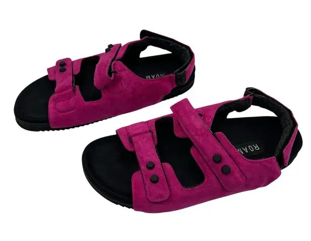 Roam Footwear Womens Size 42 US 11 Touch Double Strap Sandals Pink Open Toe Chic