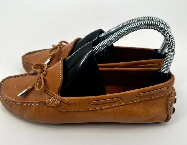 Mercanti Fiorentini Shoes Womens Size 7B Brown Leather Driving Moccasins MF