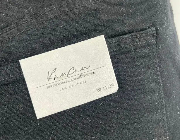 KANCAN Jean Shorts Size 11/29 Black NWT Denim Stretch Cutoff Fringe Summer