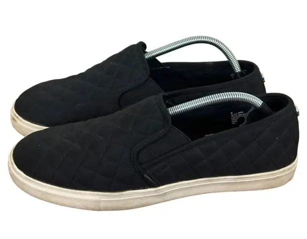 Mossimo Womens SZ 11 Puffer Quilted Slip on Shoes Black Sku 2679