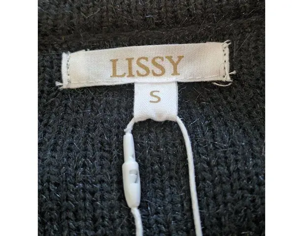Lissy Black Sweater Size Small NWT Black Shimmer Sweater