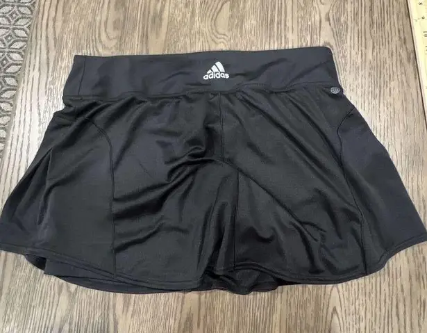 Adidas  Skort Women Large Black Heat Dry Tennis Golf Athletic