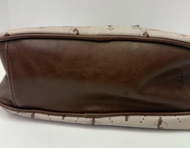 Baby Phat Vintage Logo Satchel Bag Brown Beige Y2K Purse