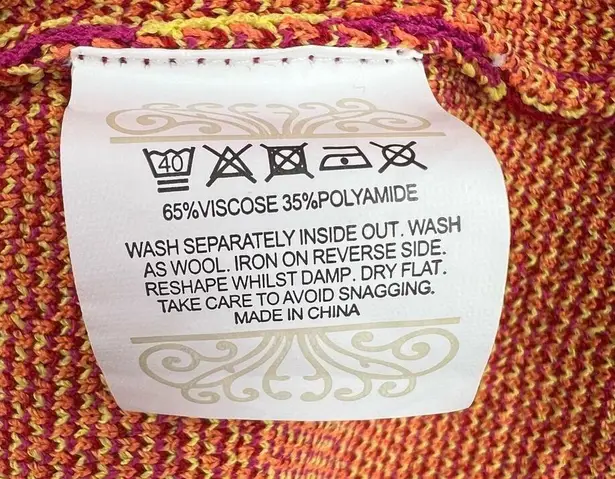 Never Full Dressed Pink Long Cardigan Hidden Closure Size 4