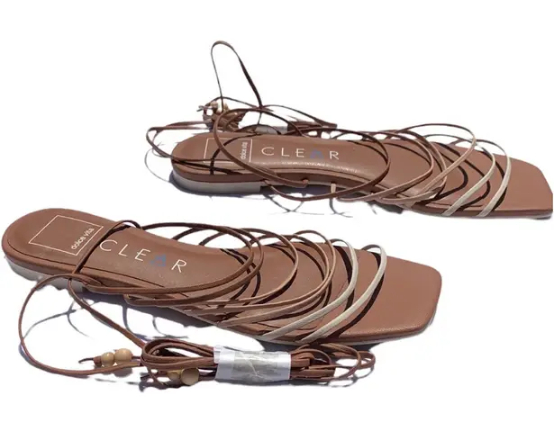 Dolce Vita Greek boho wraparound sandals / 6.5 / New Without Box Tan