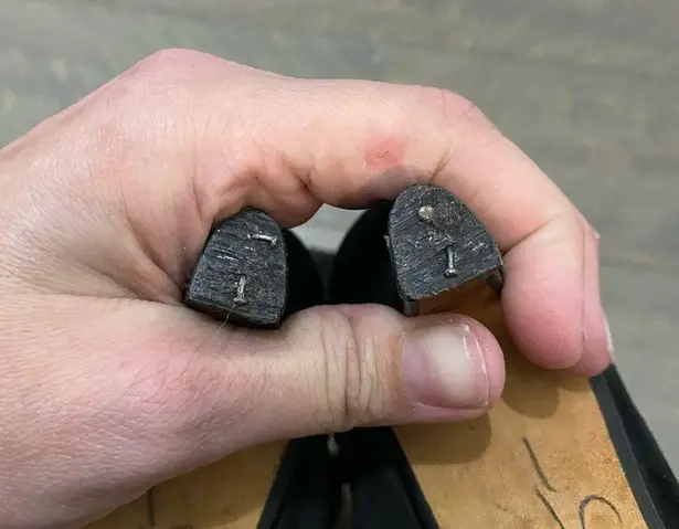 Vintage 80’s Andrea Pfister Black and Gold Cut Out Boots Size 6.5