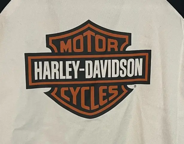 Harley Davidson zip front shirt