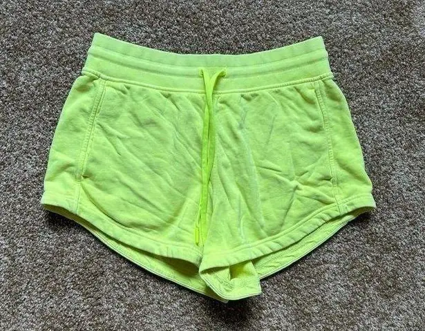 Lululemon  Inner Glow High-Rise Short 3" Neon Garment Dye Solid Highlight