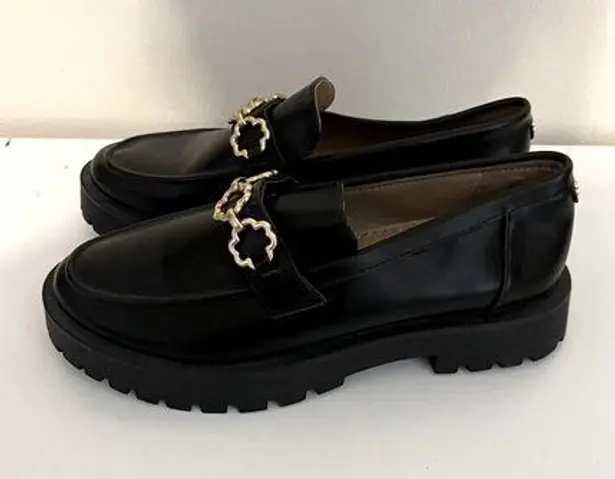 Sam & Libby Chunky Remi Platform Loafer Gold Chain Y2K 90s Style Size 9.5 NEW
