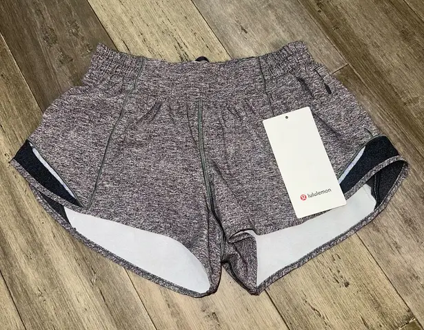 Lululemon Gray Hotty Hot Short 2.5” NWT Size 6