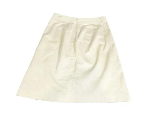 Banana Republic  Stretch Womens Size 2 A Line Skirt Light Khaki Beige Career