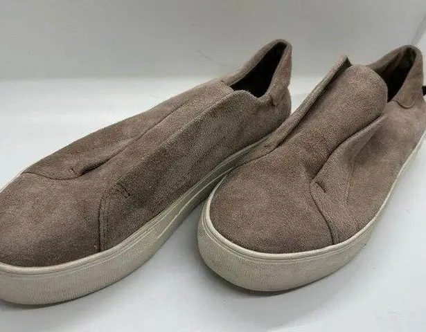 J Slides mid rise Fashion Sneakers Tan Beige Grey Greige Flat Size 7.5