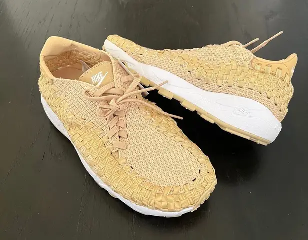 New NIKE Air Footscape Woven 'Sesame' Tan Size 10