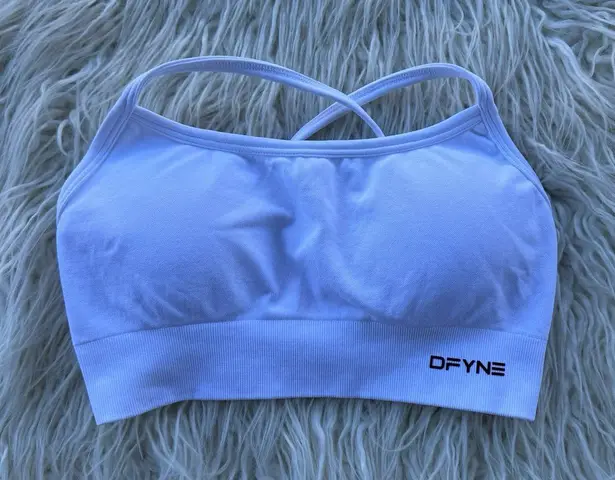 Dfyne Dynamic Backless Sports Bra White Size XS