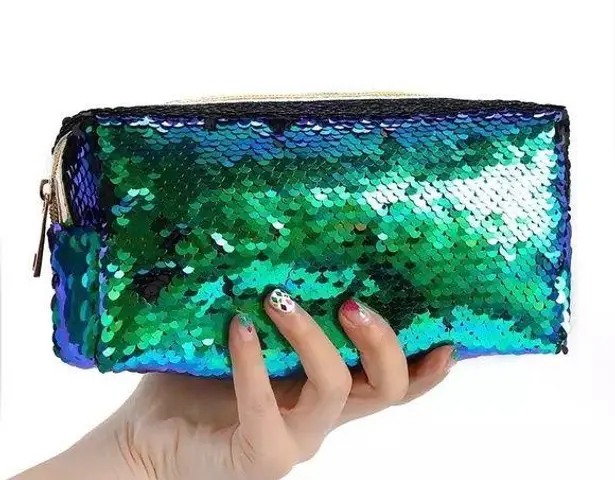 Sequins Glitter Cosmetic Makeup Handbag