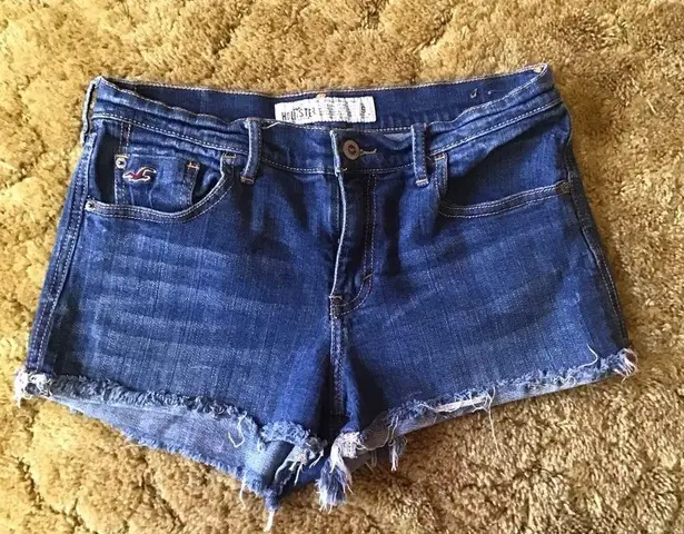 Hollister size 9 surfer jean shorts