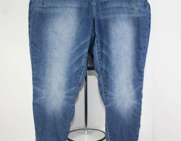 Maurice's M Jeans By  Womens Blue Jeans Sz XL Short Mid Rise Straight Leg Stretch