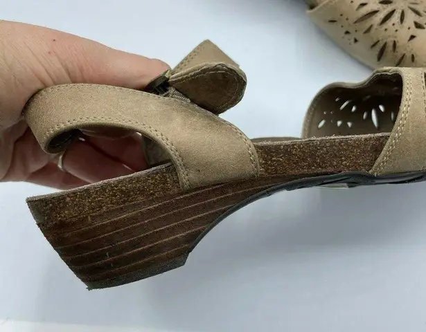 Abeo Piper AP059 Tan Leather Sandals 9 Comfort