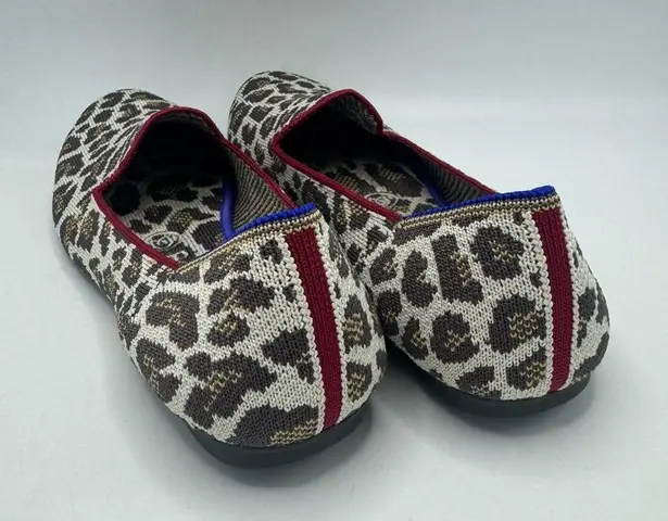 Rothy's Rothy’s The Loafer Mocha Spot Leopard Animal Print Slip on Shoes Size 7.5