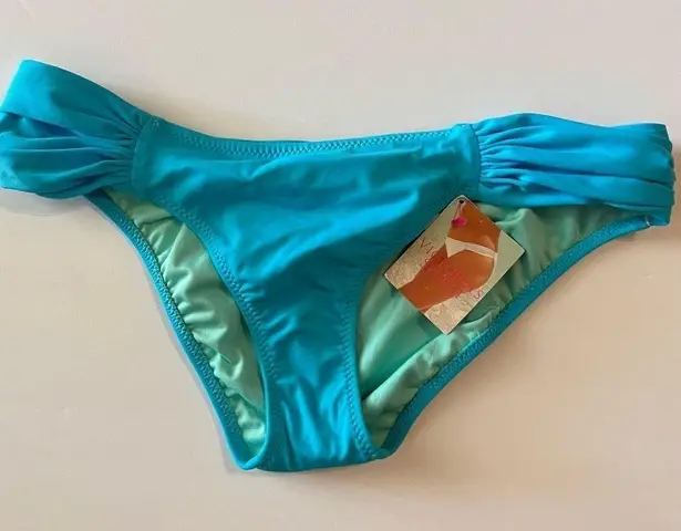 Victoria's Secret 's Vintage Low Rise Bikini Bottom Blue Size XS Y2K