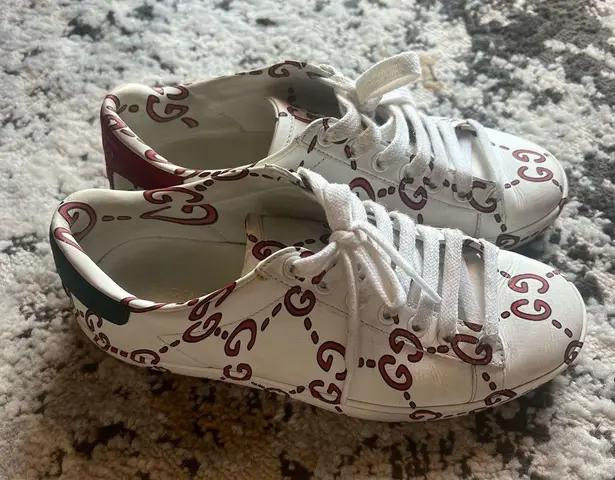 Gucci  Ace All Over Print Sneaker - Image 11