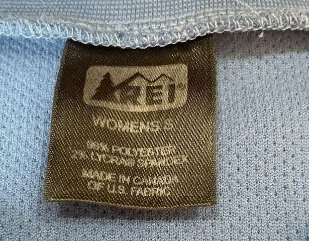 REI Long Sleeve Shirt Top Hiking Running Active Layers Womens Size Small In Blue