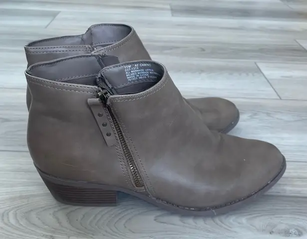 Arizona Jeans Arizona Camino Women Tan Side Zipper Casual Fashion Ankle Boots Size 11