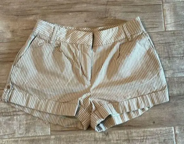 BCBGMAXAZRIA BCBG striped cotton shorts