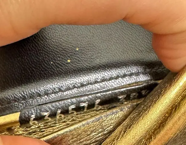 Balenciaga Drapy Gold Leather Slip On Slide Sandals