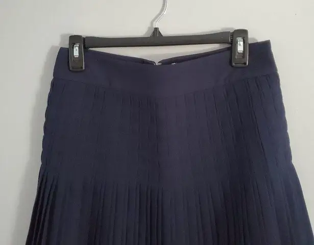 J. Crew Factory Navy Blue Mini Pleated Skirt Size 2