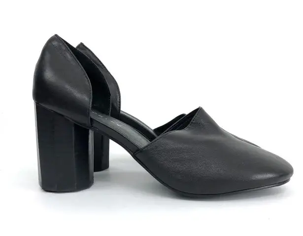 GREY CITY Sarah Column Heel Pump Black 8.5