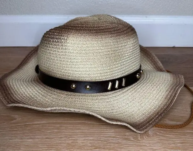 Boho 100% Paper Unisex Cowboy Western Festival Rodeo Sun Hat Tan