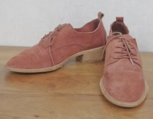 Wittner Suede Derby Ladies' Shoes Size 39 Red