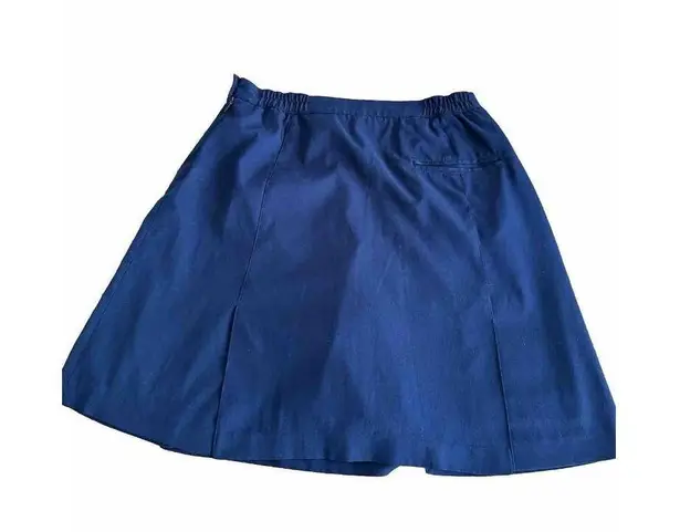 Lilly’s Women’s Skort Golf Tennis Prep Front Slit Vintage Size 10 Active Wear Blue