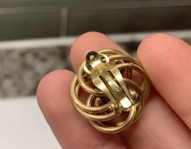 GF Binder Brothers Signed BB Vintage Costume Earrings Clip On 1-20 12K