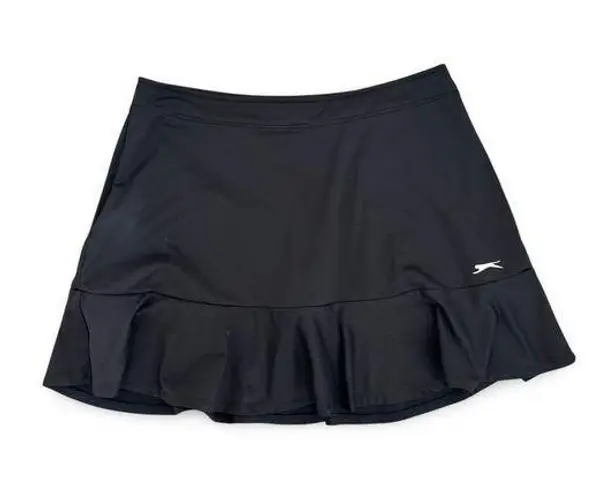 Slazenger  Black Plated Tennis Golf Skirt