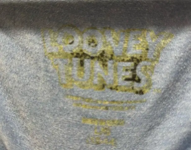 Looney Tunes Bugs Bunny Sleeveless Heather Blue Scoop Tank Top Size XL Sleep