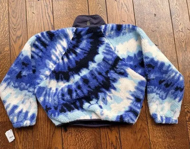 Free People  Hit The Slopes Pullover Ocean Tie-dye Combo Women’s L NWT Sweater