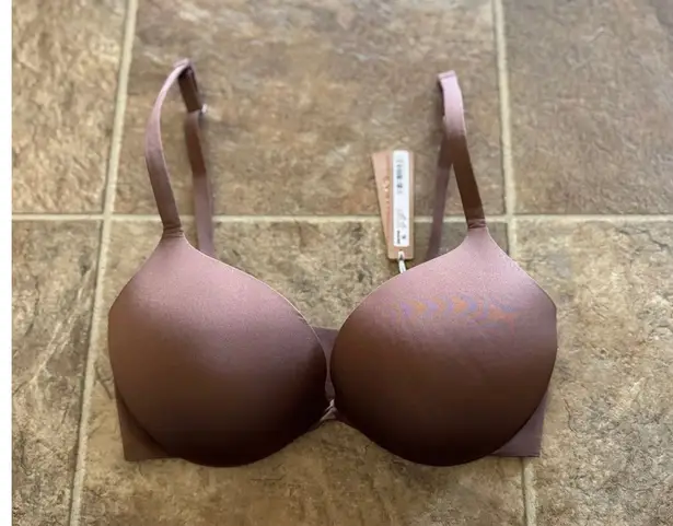 SKIMS Ultimate Push-up Plunge Bra Jasper Size 32DD
