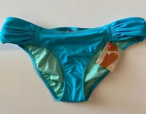 Victoria's Secret 's Vintage Low Rise Bikini Bottom Blue Size XS Y2K